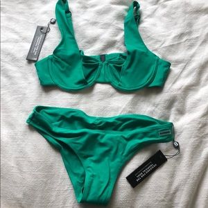 Teal bikini